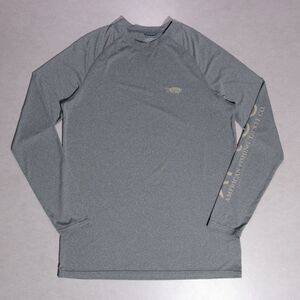 AFTCO Fishing Tackle Samurai Long Sleeve Sun Protection Shirt Gray Men's Small